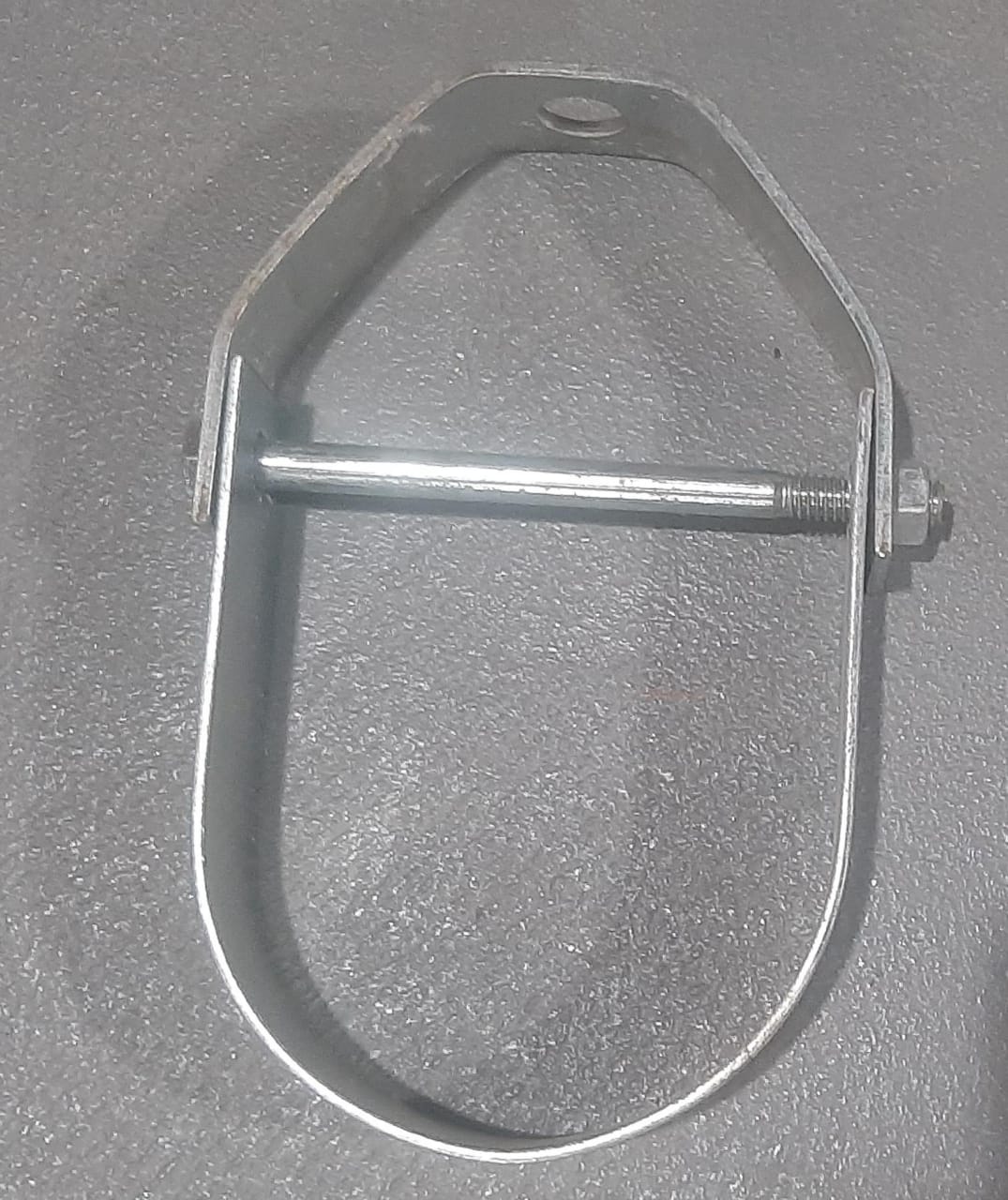Soporte de tubo de horquilla de acero galvanizado